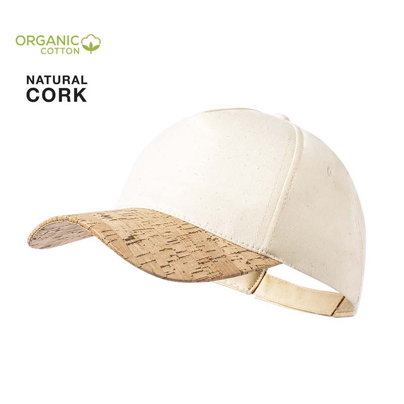 Cap with cork visor